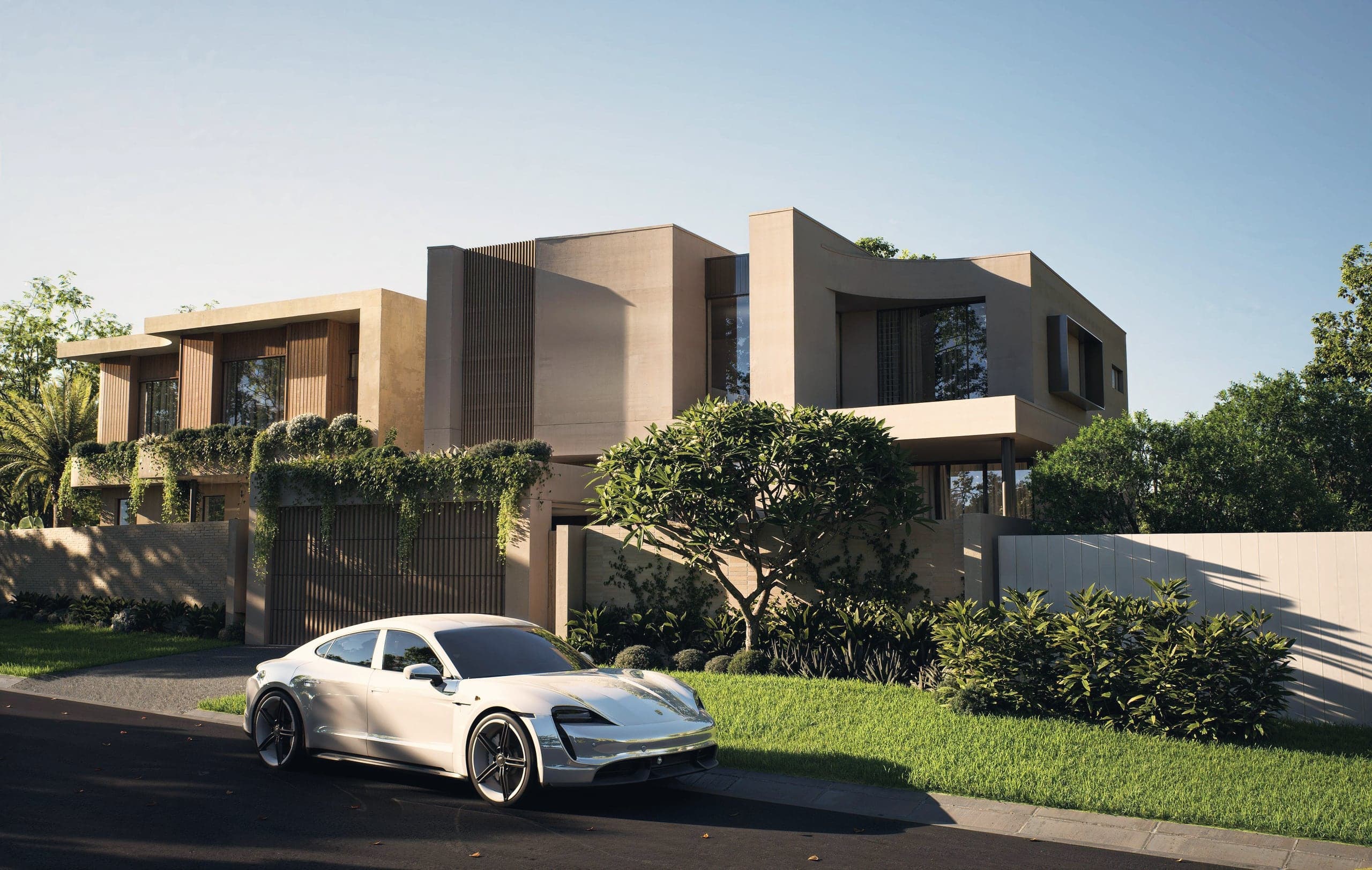 Artist impression of an Oceanic house from Oceanic Drive